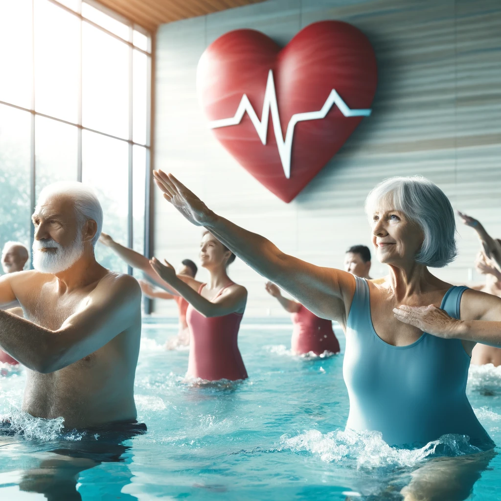 Engaging in water aerobics can lead to substantial improvements in cardiovascular health, a vital aspect for the elderly.