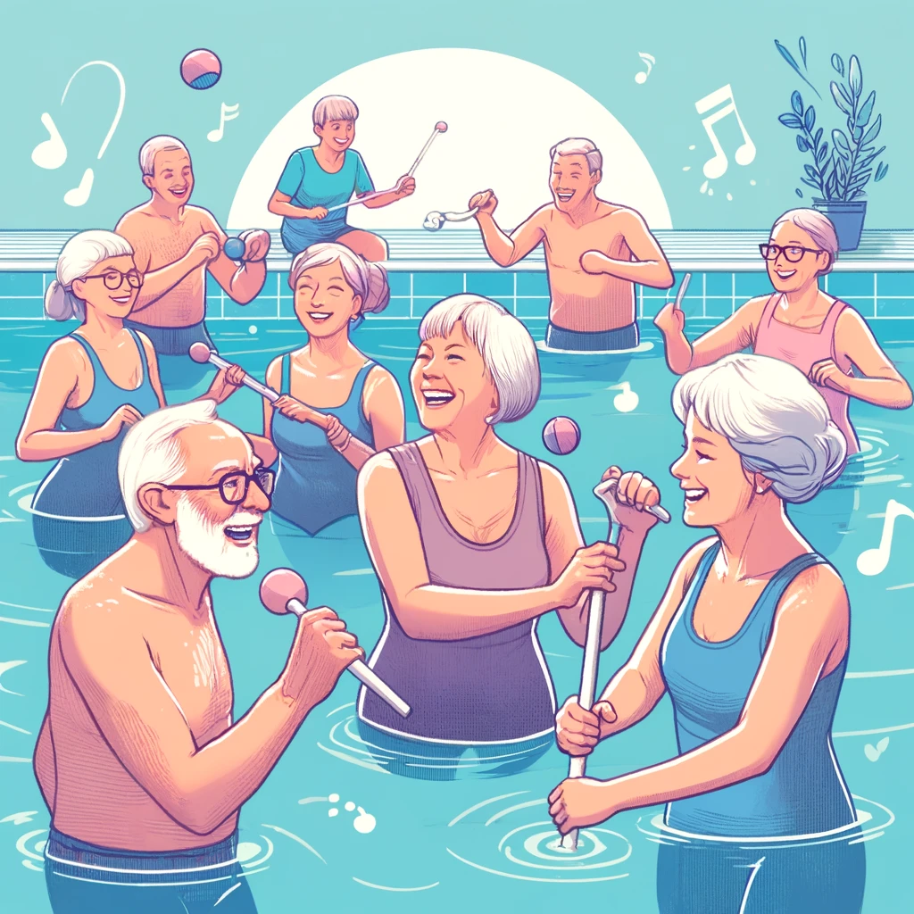 water aerobics is not just beneficial for physical and mental health—it's also fun and enjoyable! This aspect is crucial because enjoying the activities you participate in makes it much more likely that you will stick with them long term.