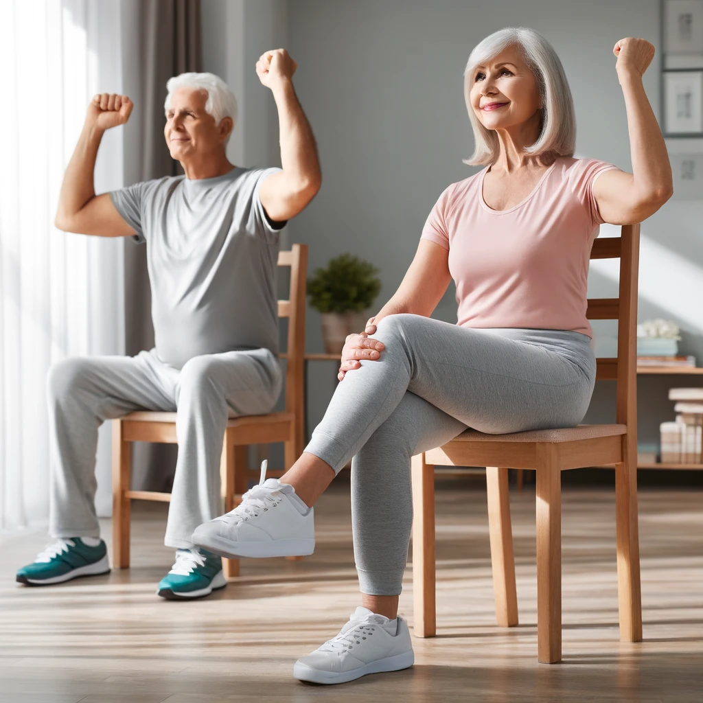 Chair exercises are an inclusive way to engage in cardiovascular and strength activities using a chair for support. These exercises can include seated marches, leg lifts, and arm raises, allowing individuals to improve cardiovascular health, flexibility, and muscle tone safely.