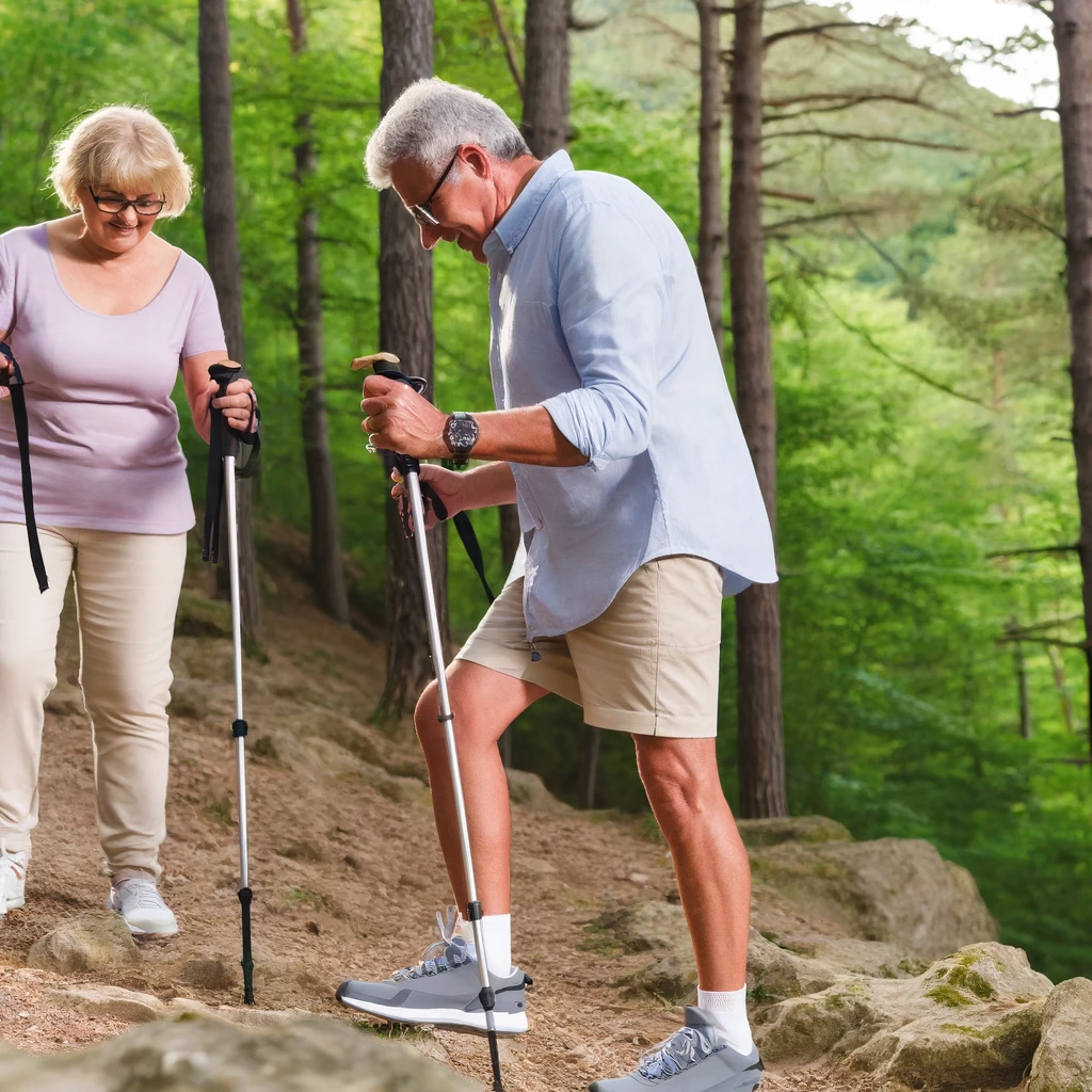 Walking sticks or trekking poles are invaluable tools for senior adventurers. They not only provide stability on uneven surfaces but also help reduce the load carried by the legs and knees by transferring some of the weight to the arms and upper body. This can help prevent fatigue and overuse injuries.
