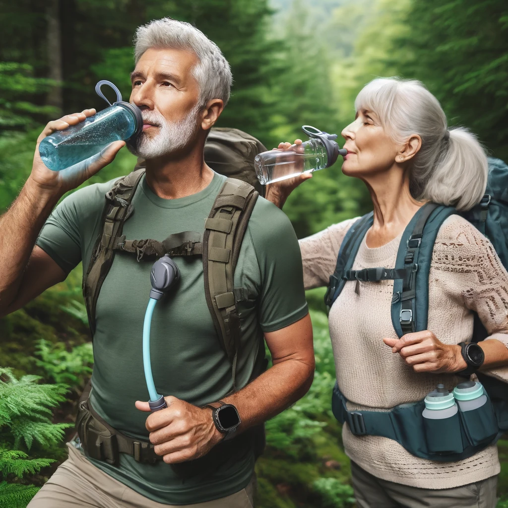 Maintaining hydration is key, especially for seniors, as dehydration can lead to serious health issues, including decreased kidney function and increased heart rate. A hydration pack, which allows for easy access to water without having to stop and unpack, can be a great solution. 