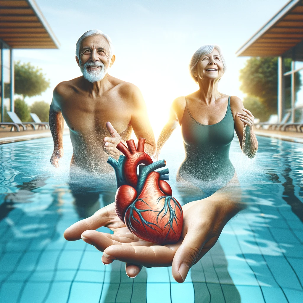 Swimming provides an excellent cardiovascular workout that helps keep the heart strong and blood pressure levels under control. For seniors, regular cardiovascular exercise is crucial, and swimming fulfills this need without the strain of high-impact exercises that can be hard on the body. 
