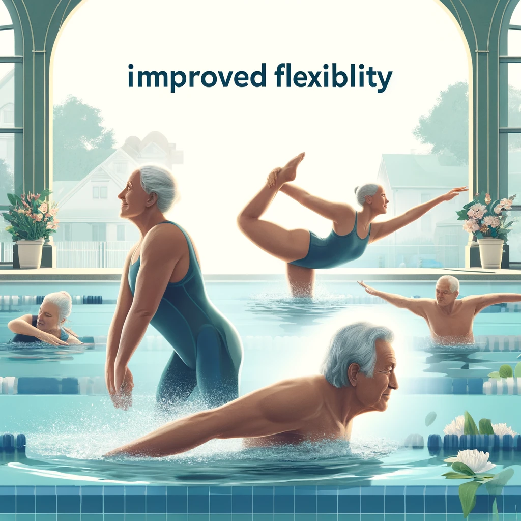 Unlike many forms of exercise that focus on either cardiovascular endurance or strength, swimming also significantly enhances flexibility. The wide range of motion required in various strokes helps to stretch the body’s muscles, promoting greater mobility and flexibility. 