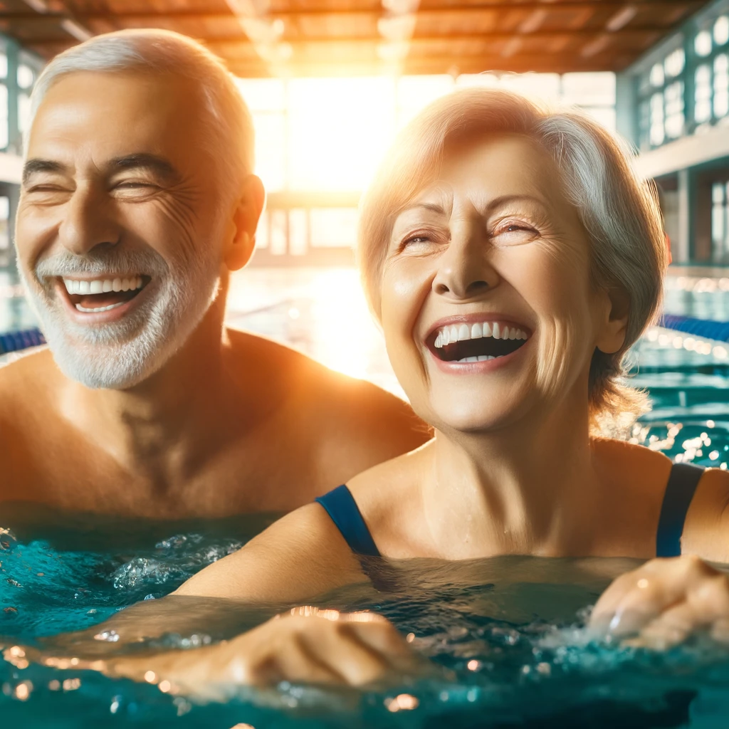 The benefits of swimming for seniors include notable improvements in overall mood. The combination of stress relief, anxiety reduction, and the physical activity itself contributes to better mood regulation.