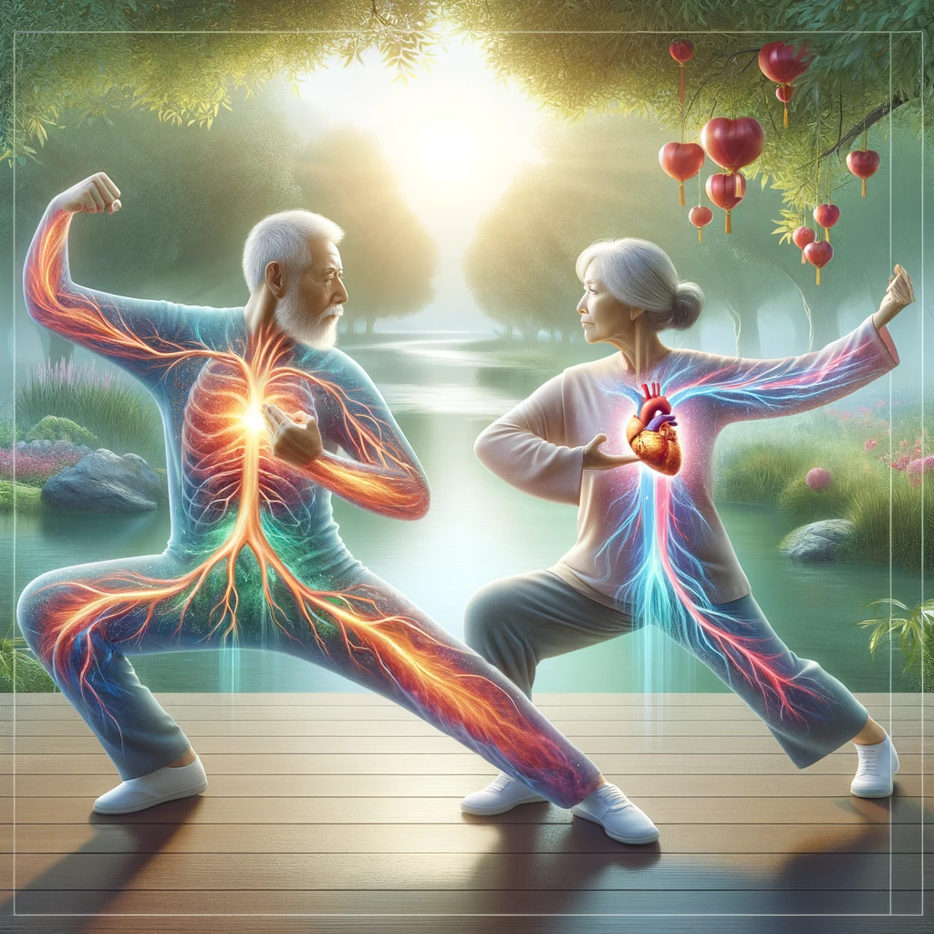 Tai Chi is particularly effective in enhancing cardiovascular health among seniors. Its slow, flowing movements paired with deep, controlled breathing work together to improve heart function and circulation.