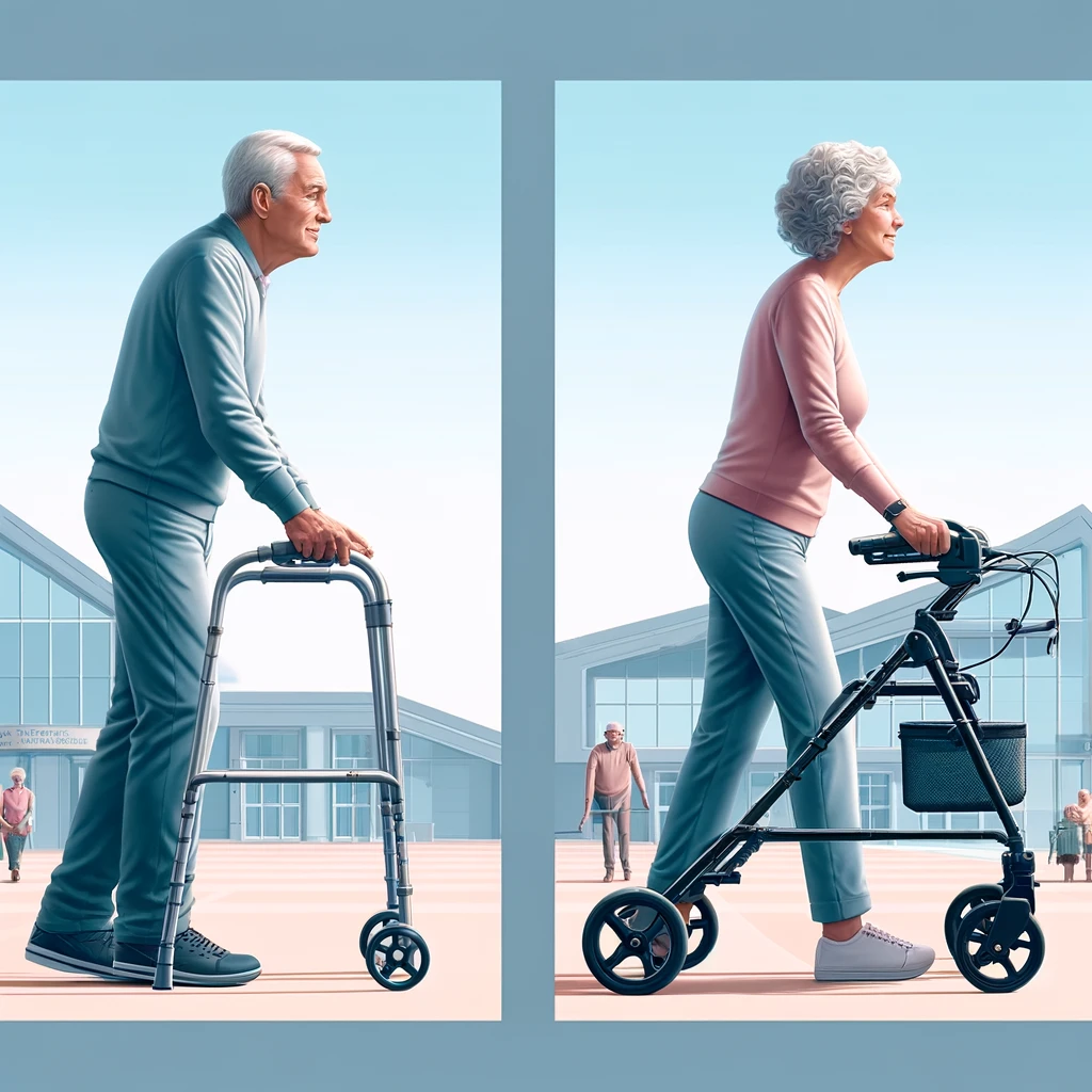 Walkers provide essential support for seniors who need assistance with balance and stability but still retain some mobility. 