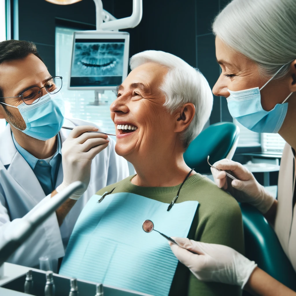 Regular dental check-ups are vital for seniors as they enable early detection and treatment of potential oral health issues before they become severe.